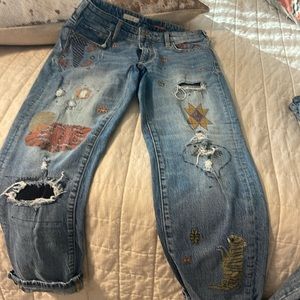 Anthropologie pilcro jeans   These run big. More like a 27 than a 25